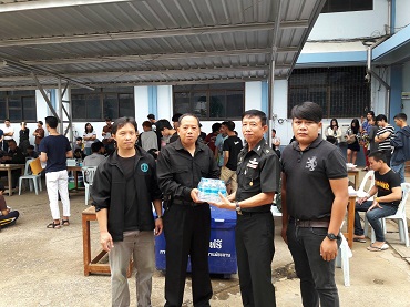 สนับสนุนน้ำดื่มให้กับหน่วยสัสดีอำเภอวังเหนือ ในการตรวจเลือกทหารกองเกิน