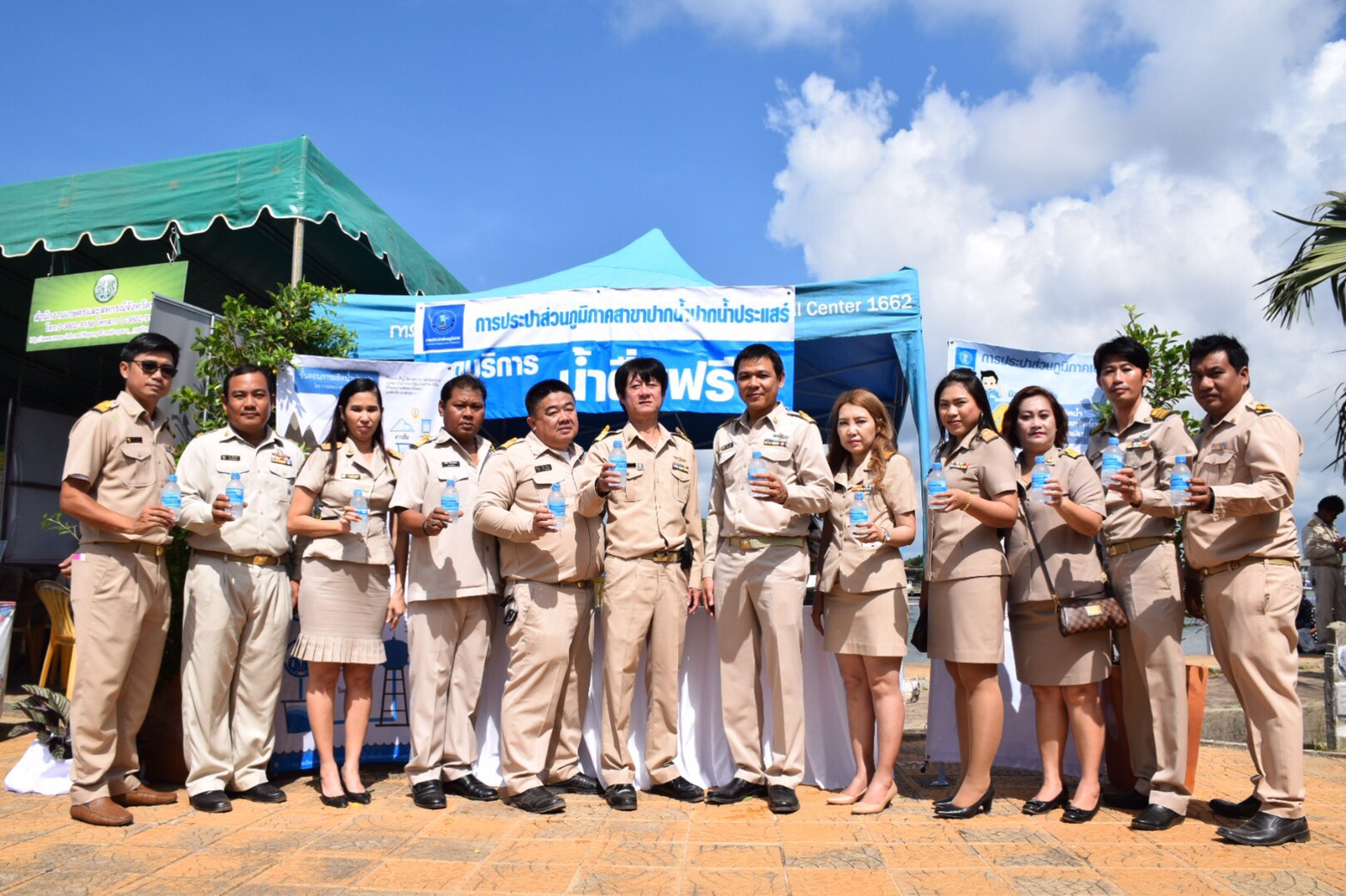 กปภ.สาขาปากน้ำประแสร์ ร่วมกิจกรรมจังหวัดเคลื่อนที่ ณ บริเวณอนุสรณ์เรือหลวงประแสร์