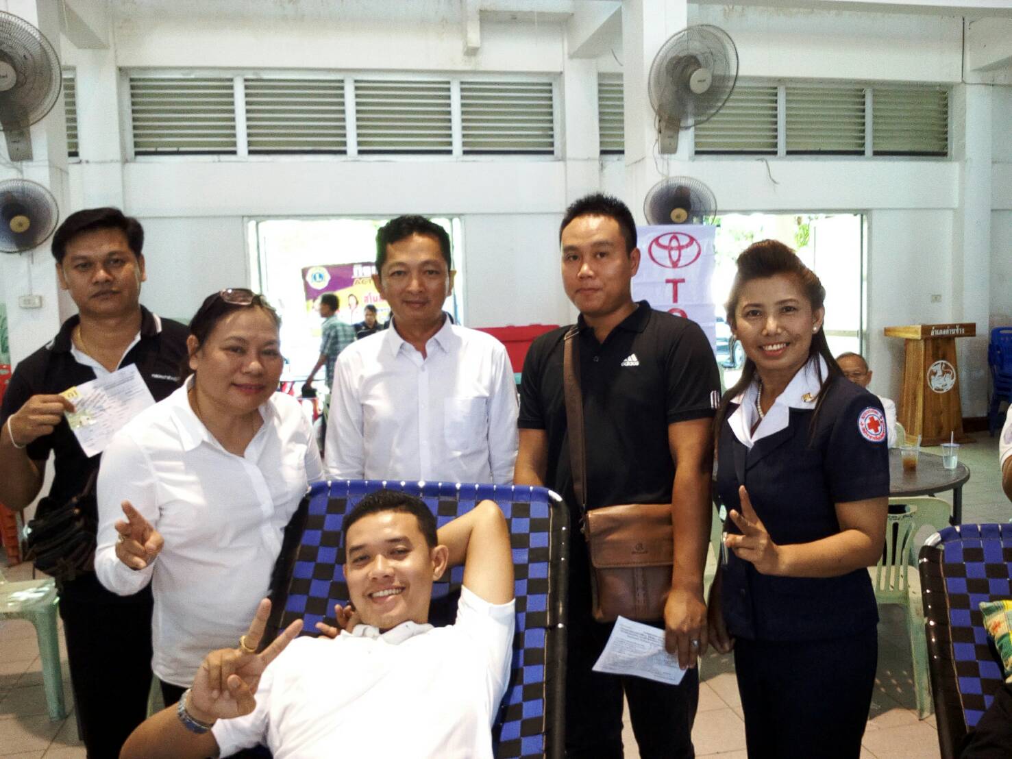 กปภ.สาขาด่านช้างร่วมบริจาคโลหิตให้กับเหล่ากาชาดจังหวัดสุพรรณบุรี