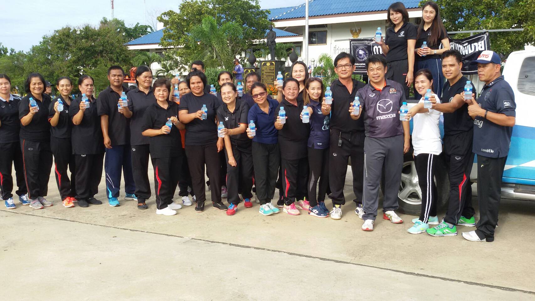 กปภ.สาขาพิมาย เข้าร่วมกิจกรรมออกกำลังกาย