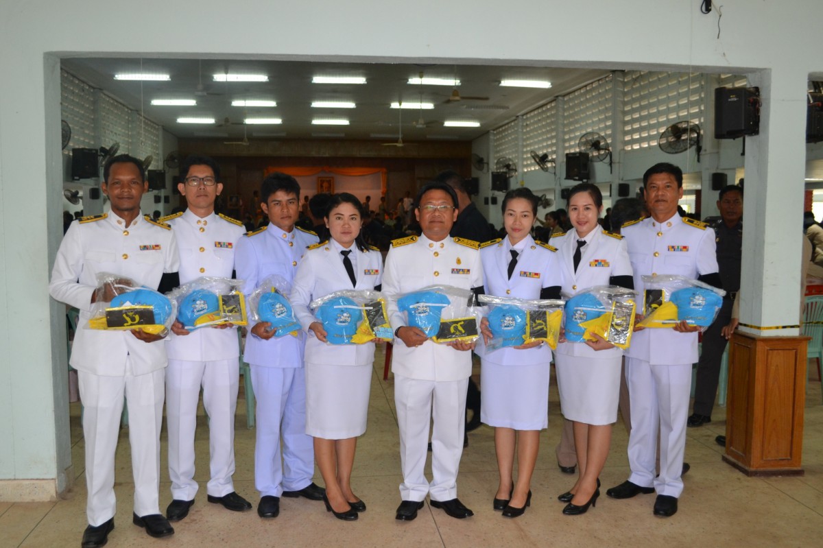 กปภ.สาขาธาตุพนมร่วมพิธีมอบสิ่งของพระราชทานจิตอาสาเฉพาะกิจฯ