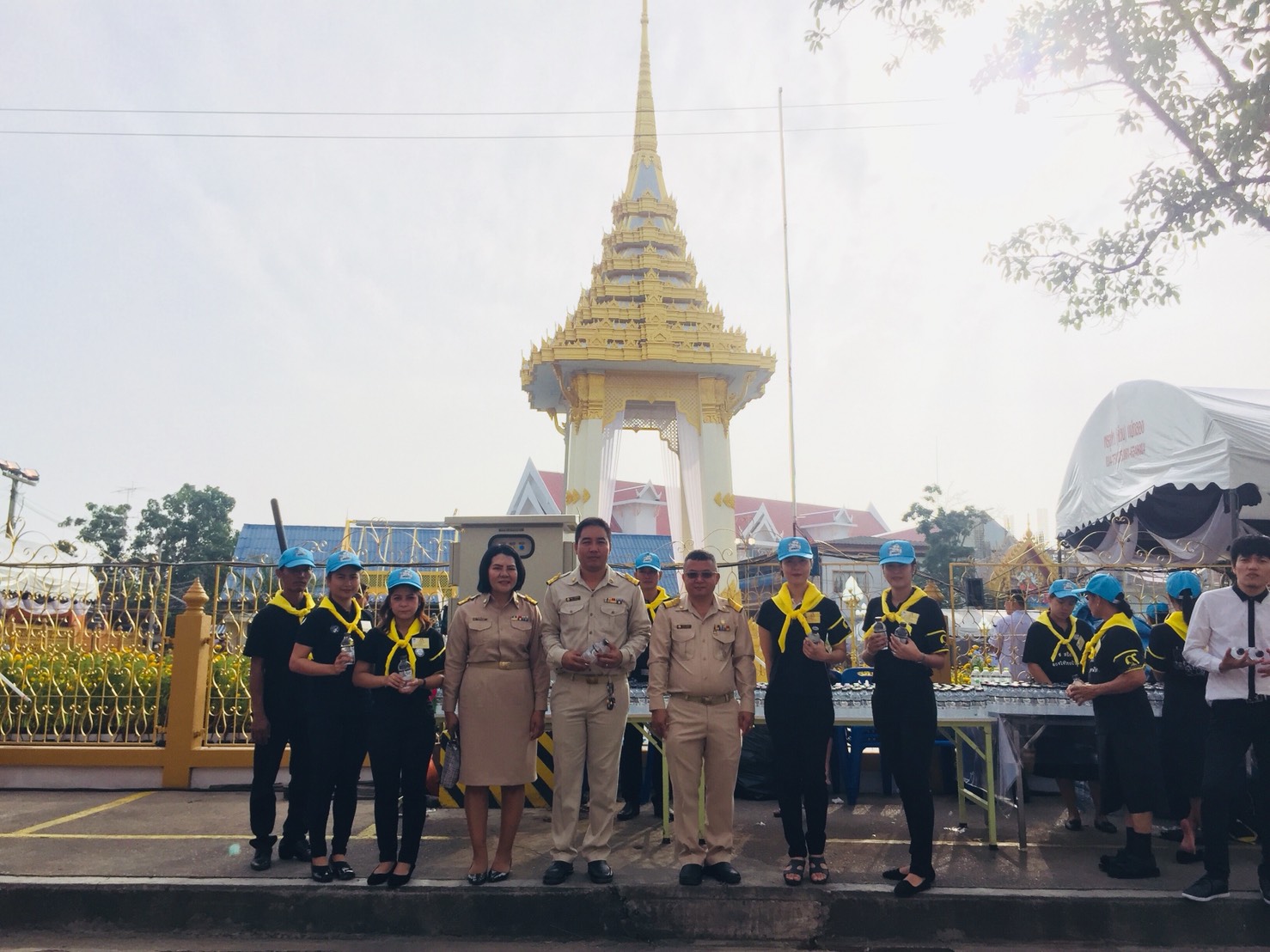กปภ.สาขาสมุทรสงคราม เข้าร่วมพระราชพิธีถวายพระเพลิงพระบรมศพพระบาทสมเด็จพระปรมินทรมหาภูมิพลอดุลยเดช บรมนาถบพิตร