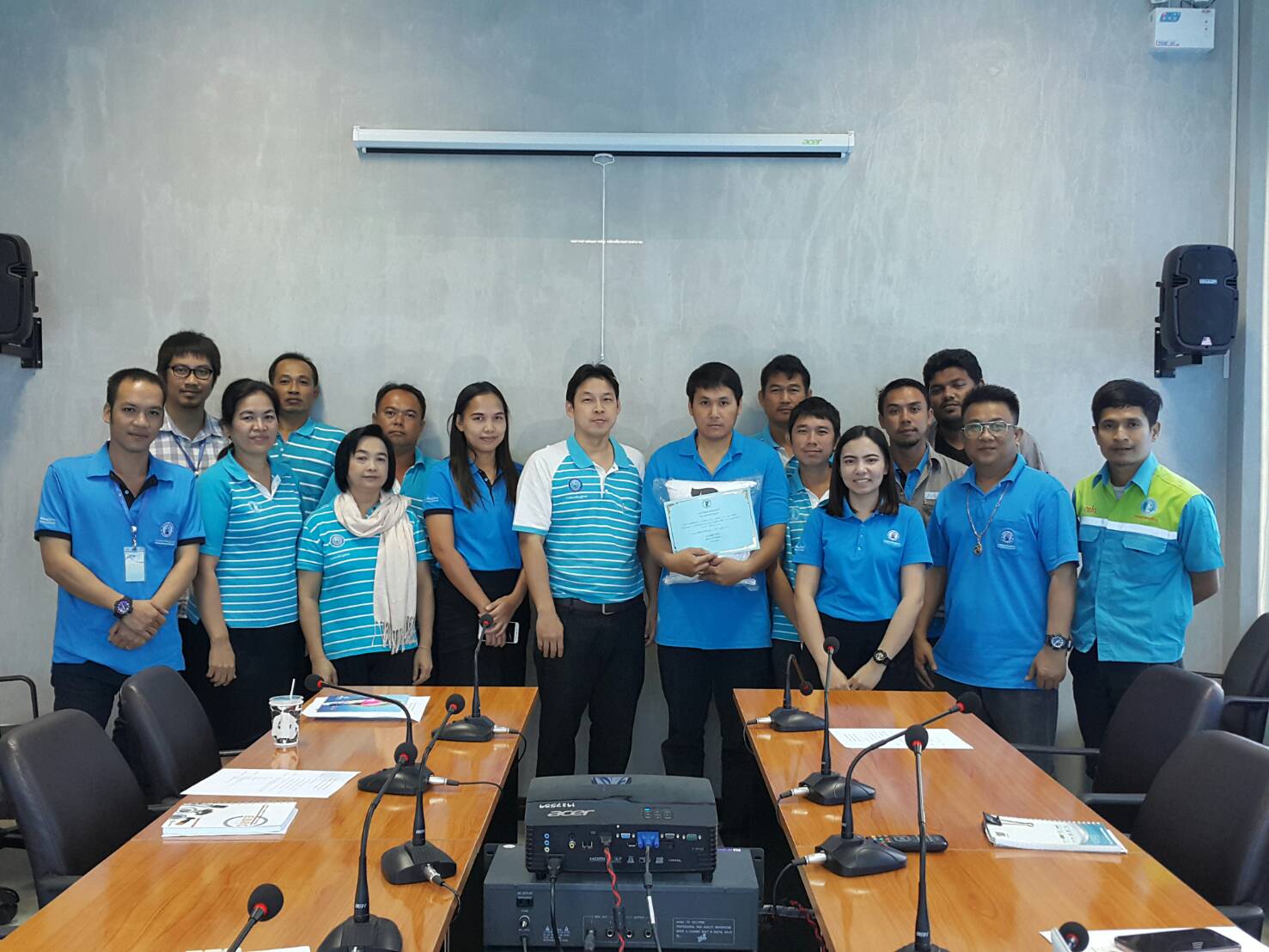กปภ.สาขากำแพงเพชร จัดประชุม Morning Talk ประจำเดือนพฤศจิกายน 2560 พร้อมมอบประกาศเกียรติคุณให้แก่ดาวเด่นประจำไตรมาสที่ 1 ประจำปี 2561