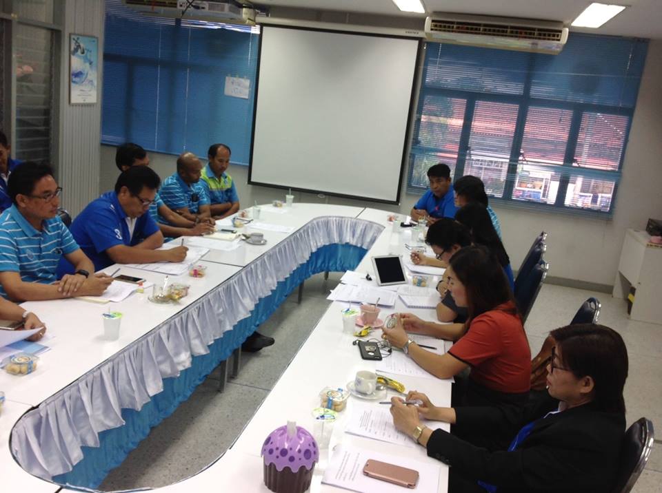 คณะทำงานภาคีเครือข่ายโครงการจัดการน้ำสะอาด และการบำรุงรักษาเชิงป้องกัน ร่วมกับคณะภาคีเครือข่ายกปภ.สาขาในจังหวดกาญจนบุรี