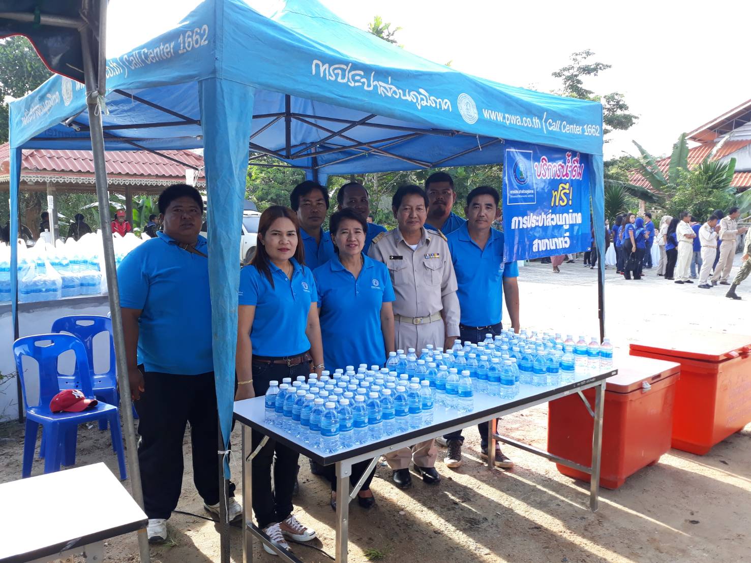 กปภ.สาขานาทวี เข้าร่วมกิจกรรมโครงการจังหวัดเคลื่อนที่