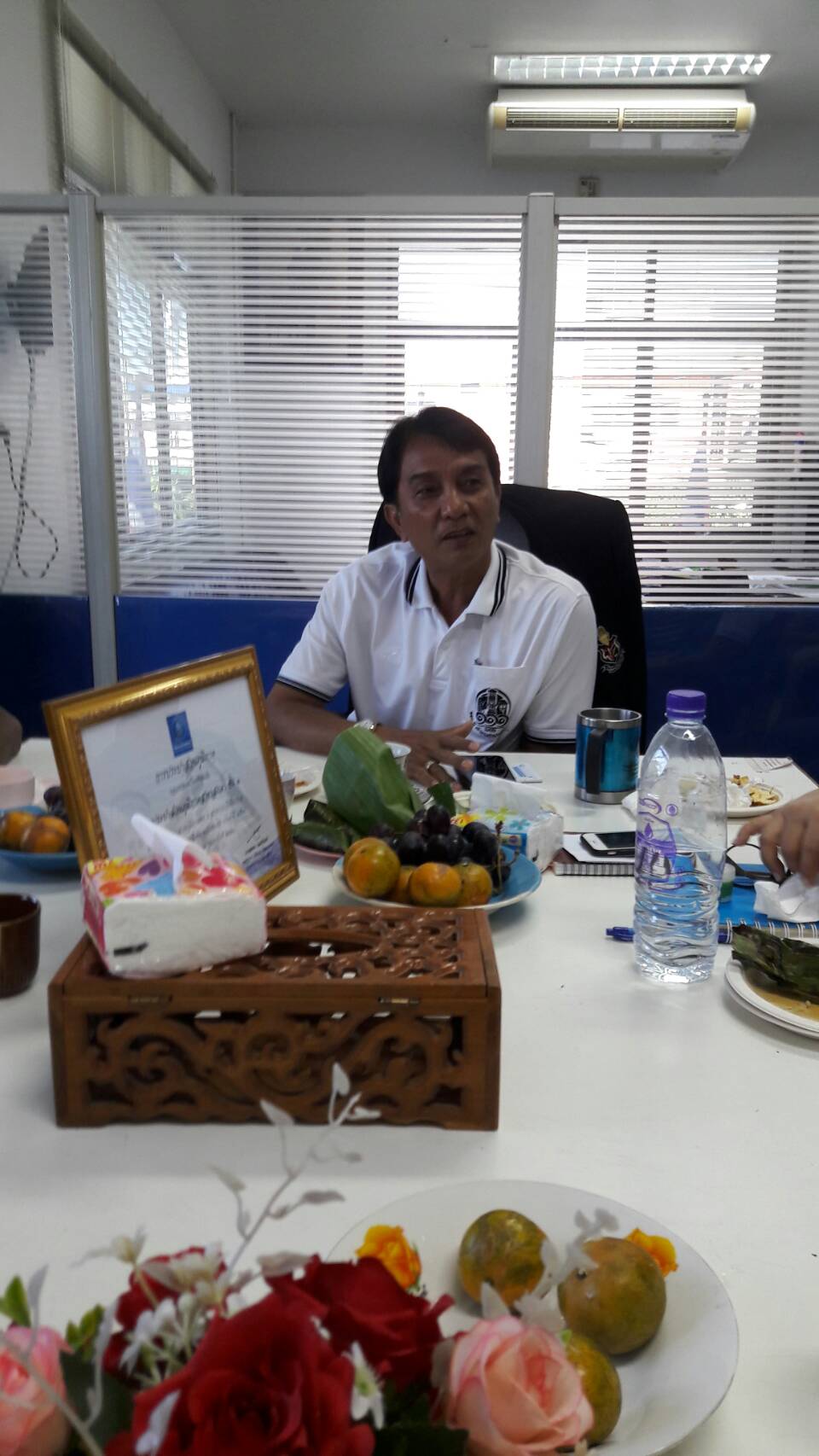 กปภ.สาขาสะเดา จัดกิจกรรมสนทนายามเช้า(morning talk)ประจำไตรมาสที่2/2561