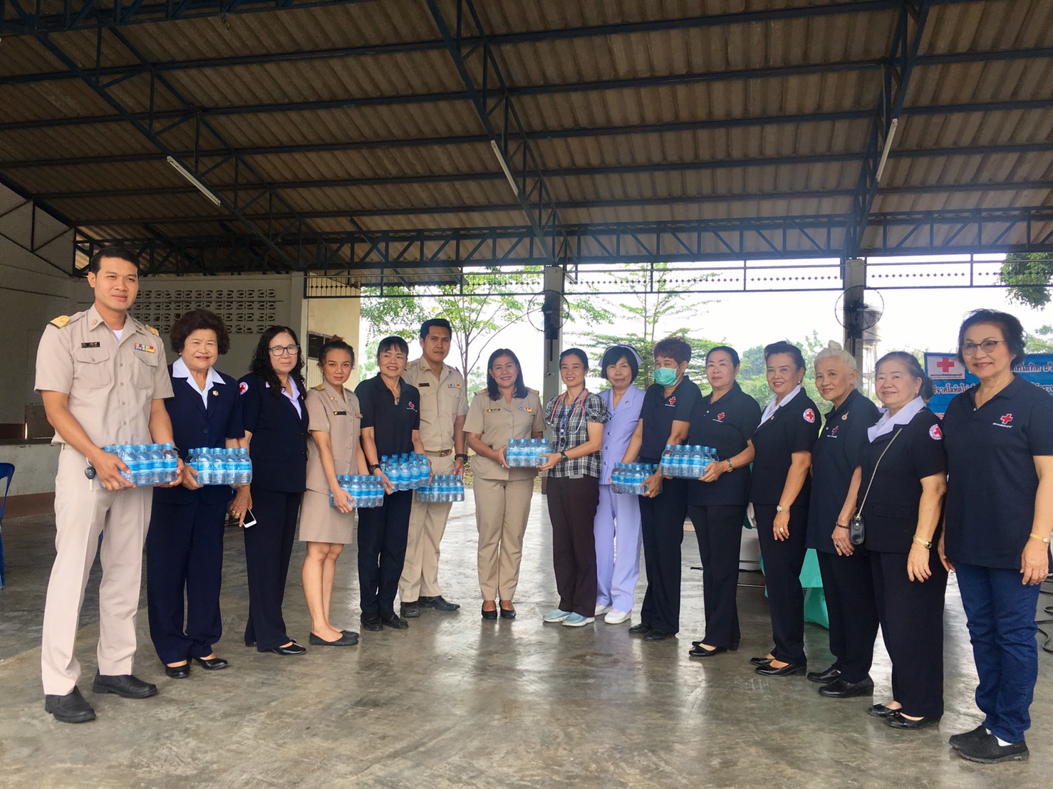 กปภ.สาขาพนมทวน ร่วบริจาคโลหิตกับเหล่ากาชาดจังหวัดกาญจนบุรี