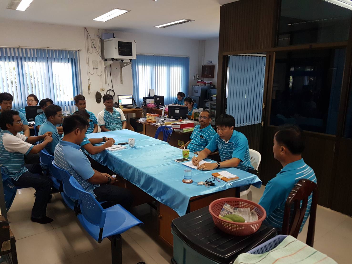 การประปาส่วนภูมิภาคสาขาขาณุวรลักษบุรี จัดกิจกรรมสนทนายามเช้า (Morning Talk) ครั้งที่ 5/2561