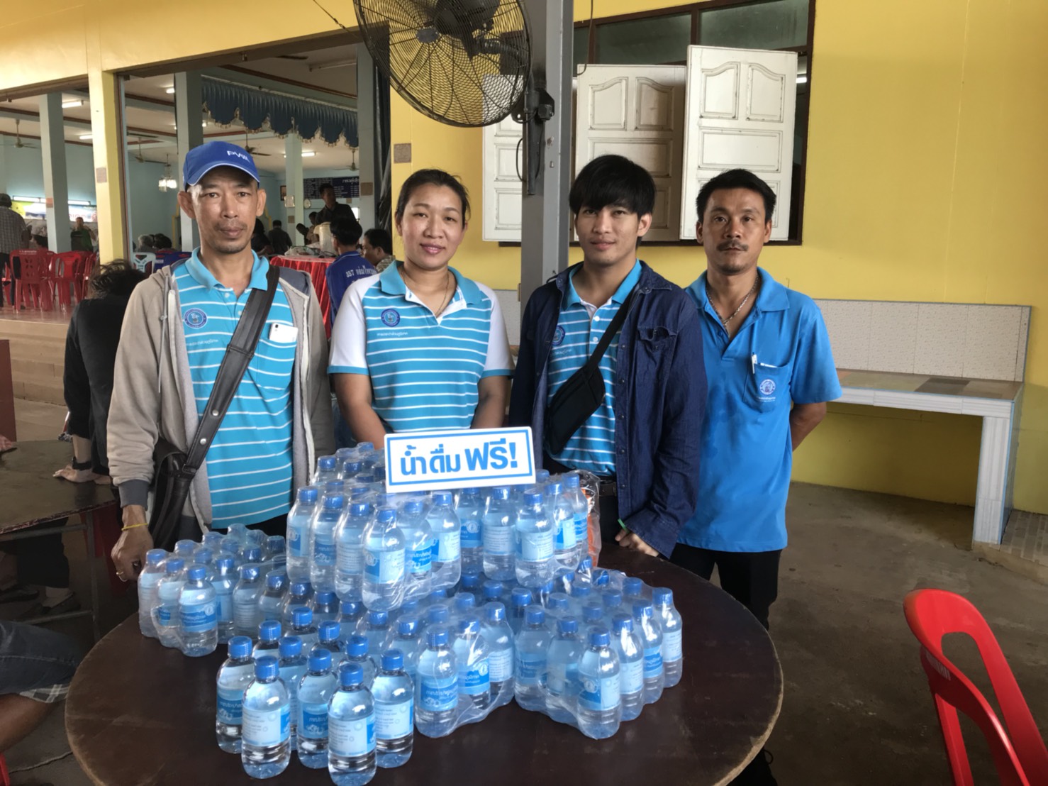 การประปาส่วนภูมิภาคสาขาบางคล้า ออกหน่วยบริการโครงศูนย์ดำรงธรรม  อำเภอยิ้ม...เคลื่อนที่