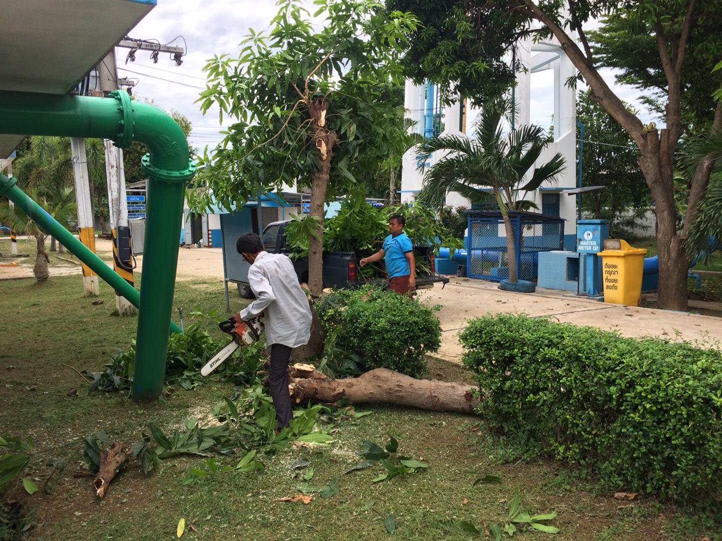 กปภ.สาขาบ้านโป่ง จัดกิจกรรม BIG CLEANING DAY ประจำสัปดาห์