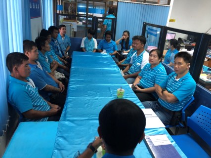 การประปาส่วนภูมิภาคสาขาขาณุวรลักษบุรี จัดกิจกรรมสนทนายามเช้า (Morning Talk) ครั้งที่ 6/2561