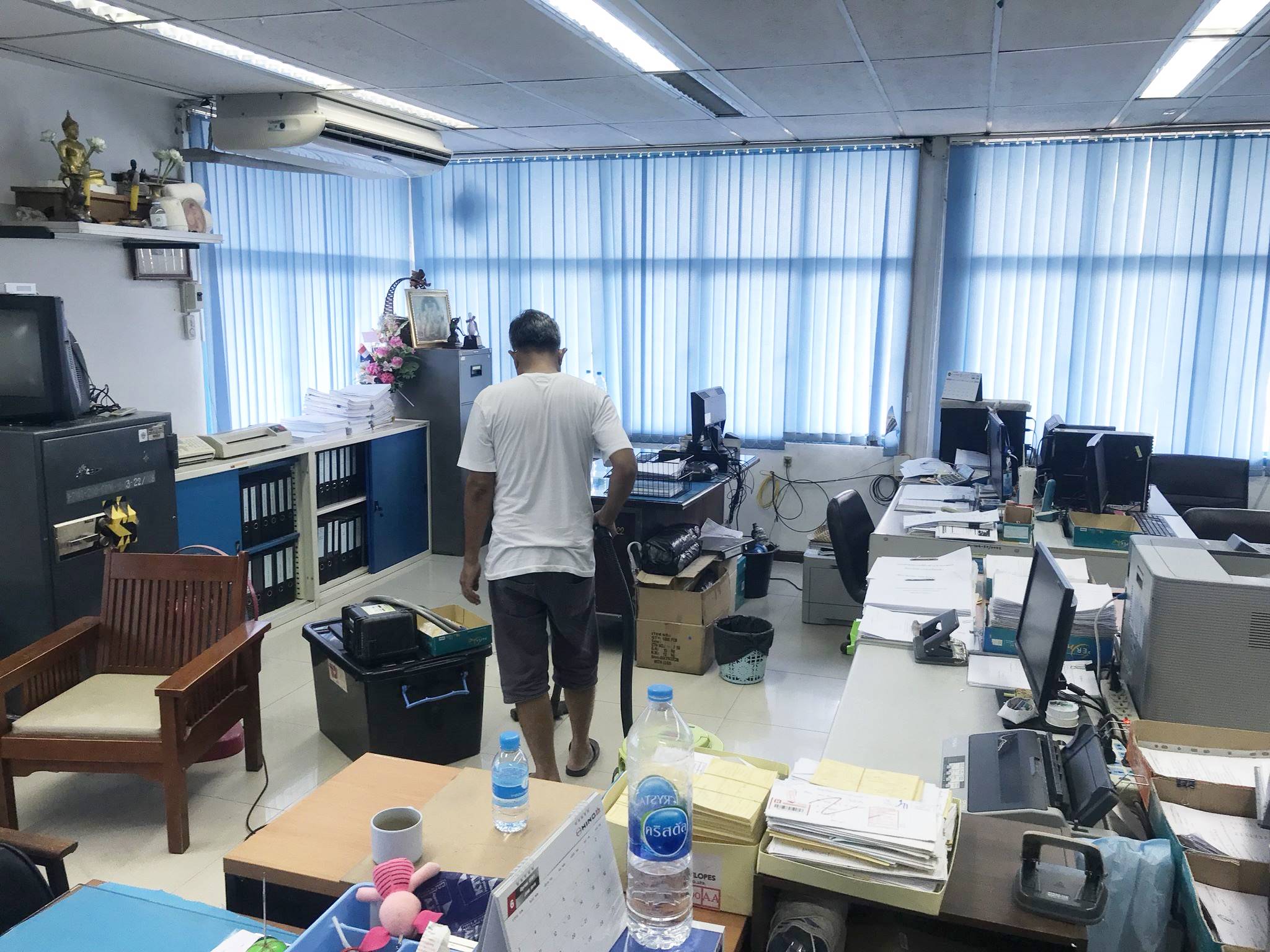 กปภ.สาขาพนัสนิคม จัดกิจกรรม 5 ส. (Big Cleaning Day) ณ บริเวณสำนักงาน