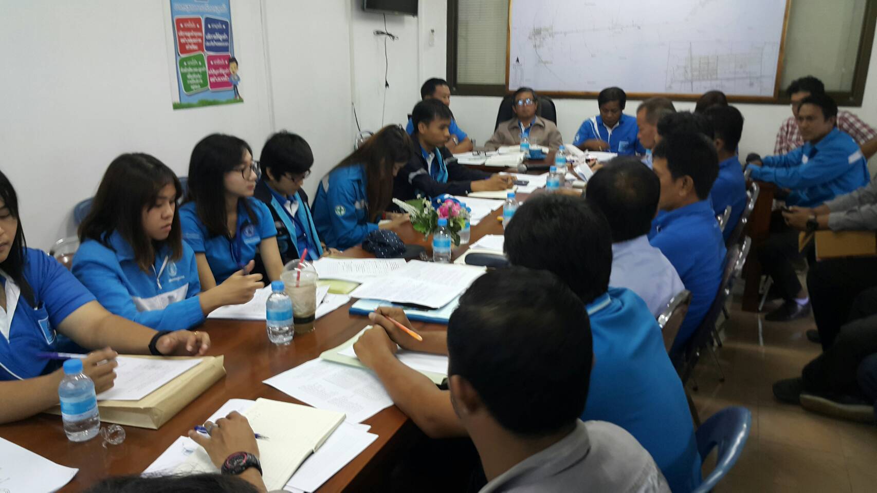 การประปาส่วนภูมิภาคสาขาอู่ทองร่วมประชมโครงการจัดการน้ำสะอาด(WSP)