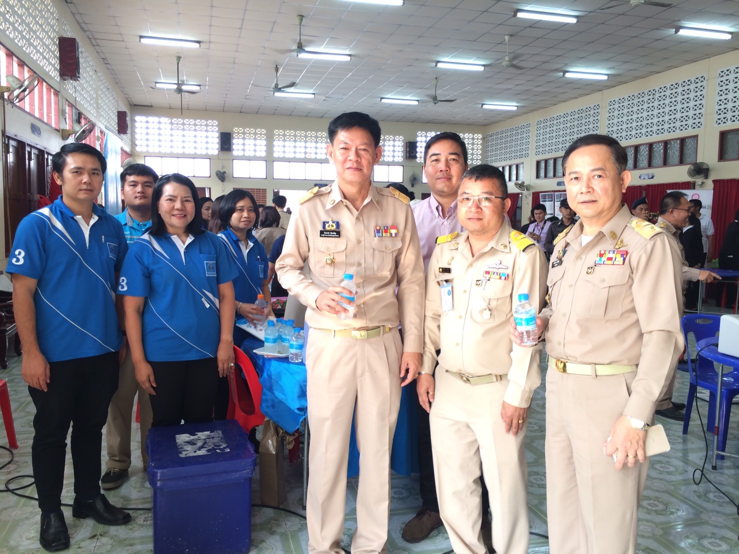 กปภ.สาขาสมุทรสงคราม ร่วมกิจกรรมโครงการ หน่วยบำบัดทุกข์ บำรุงสุข สร้างรอยยิ้มให้ประชาชน ประจำเดือน กุมภาพันธ์ 2561