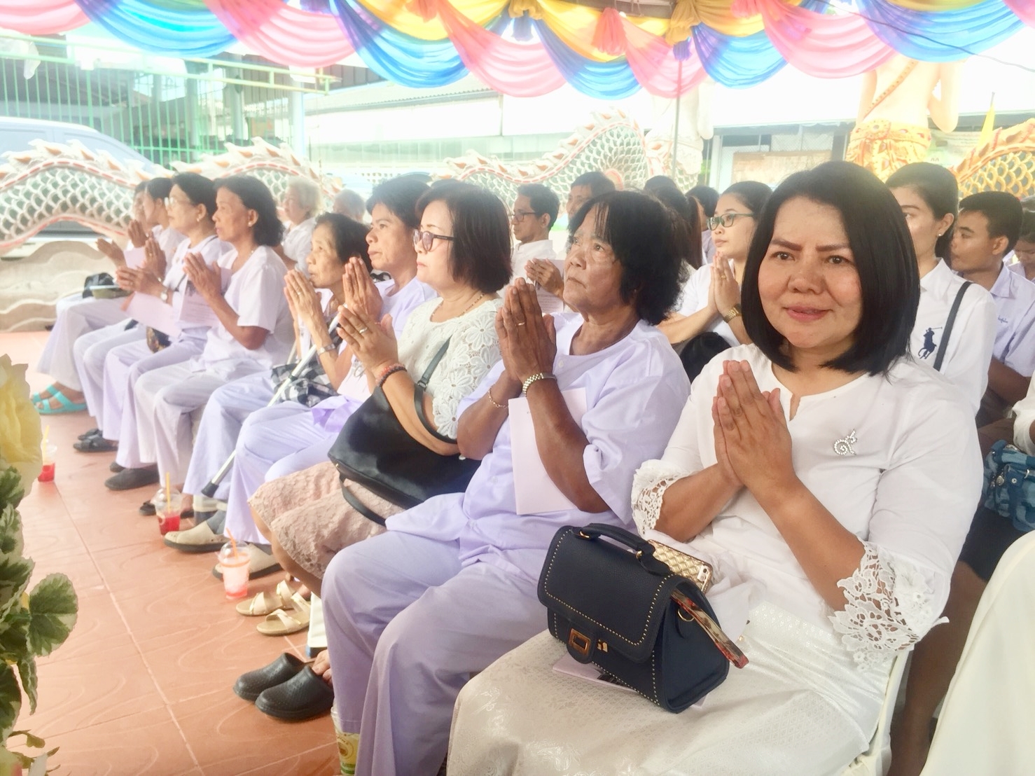 กปภ.สาขาสมุทรสงคราม เข้าร่วมพิธีเจริญพระพุทธมนต์เฉลิมพระเกียรติ และถวายพระพรชัยมงคล