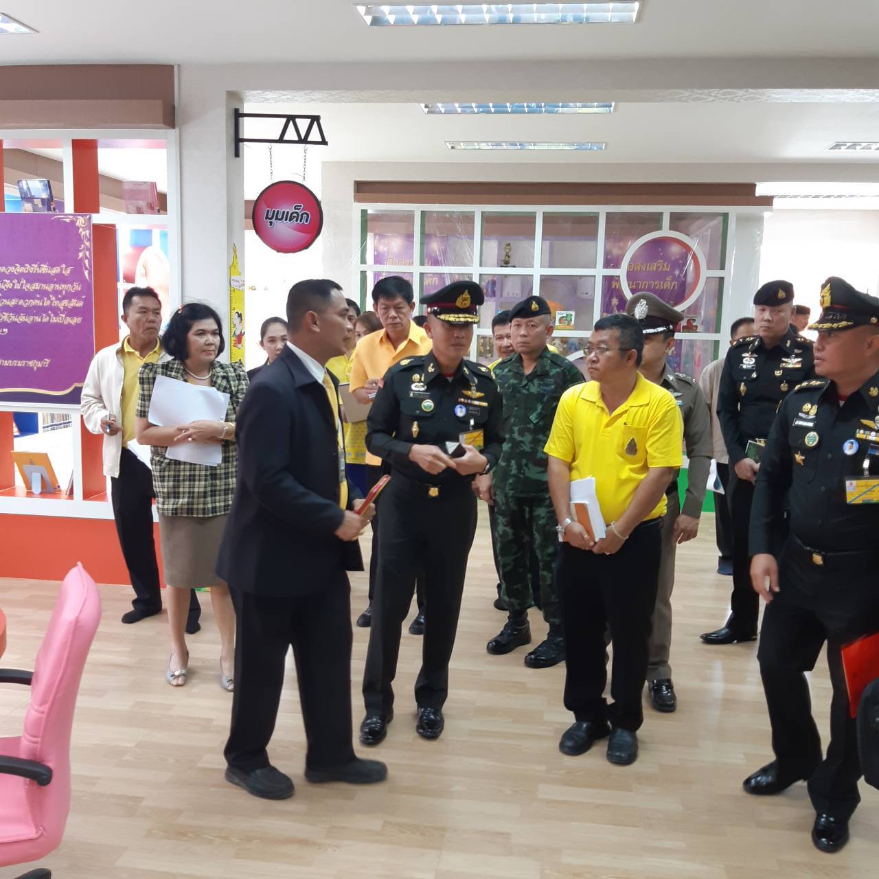 กปภ.สาขาสมุทรสงคราม  เข้าร่วมประชุมและตรวจพื้นที่ ณ วัดช่องลม เพื่อเตรียมการรับเสด็จฯ สมเด็จพระเทพรัตนราชสุดาฯ สยามบรมราชกุมารี