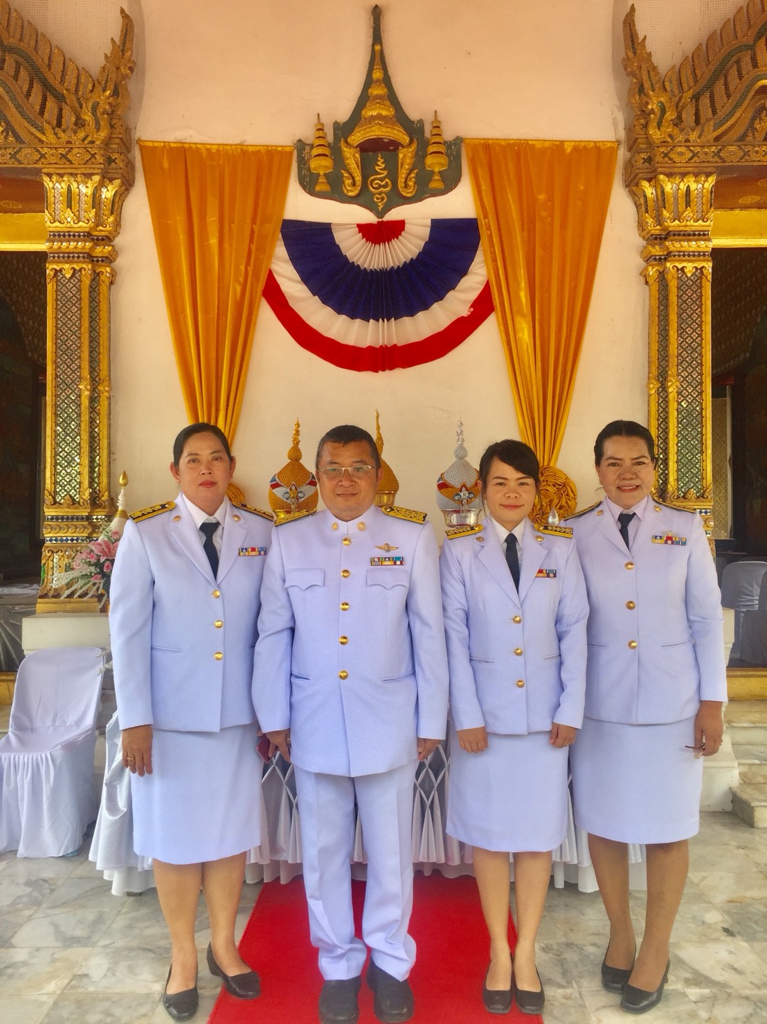 กปภ.สาขาสมุทรสงคราม เข้าร่วมพิธีถวายเทียนพรรษาพระราชทาน