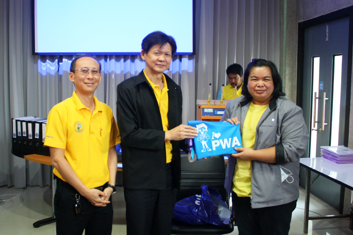 กปภ.สาขาอุบลราชธานี  ให้การต้อนรับผู้แทนจากกรมอนามัย และคณะกรรมการจาก กปภ.เขต 8  ตรวจประเมินโครงการ Water is life