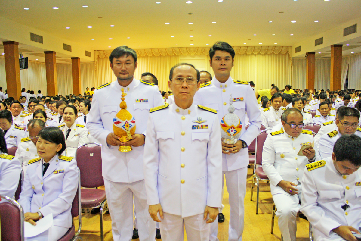 กปภ.สาขาอุบลราชธานี ร่วมพิธีถวายเครื่องราชสักการะ และจุดเทียนชัยถวายพระพร  สมเด็จพระเจ้าอยู่หัวฯ รัชกาลที่ 10