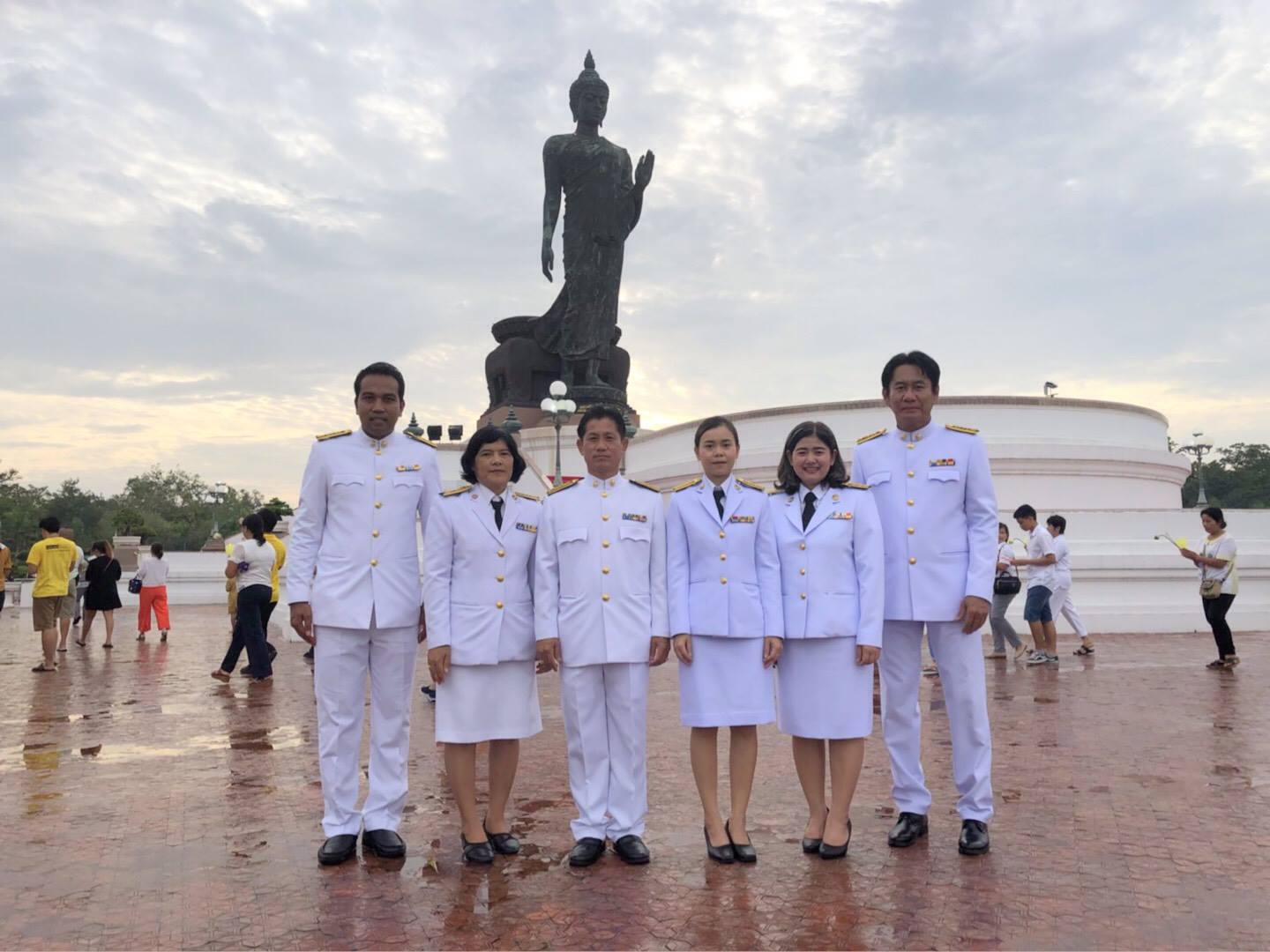 กปภ.สาขาสามพราน เข้าร่วมพิธีเวียนเทียนเนื่องในวันอาสาฬหบูชา ณ พุทธมณฑล จ.นครปฐม