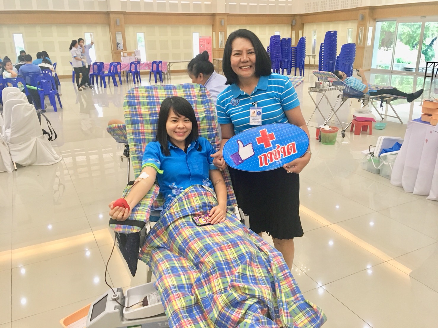 กปภ.สาขาสมุทรสงคราม  ร่วมกิจกรรมโครงการบริจาคโลหิตถวายเป็นพระราชกุศล สมเด็จพระนางเจ้าสิริกิติ์ พระบรมราชินีนาถ ในรัชกาลที่ 9