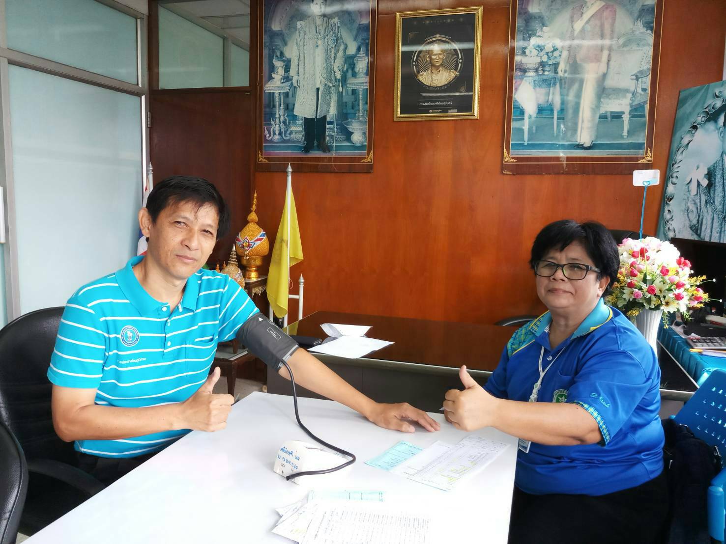 กปภ.สาขาหล่มสัก จัดกิจกรรมตรวจสุขภาพประจำปีงบประมาณ 2561