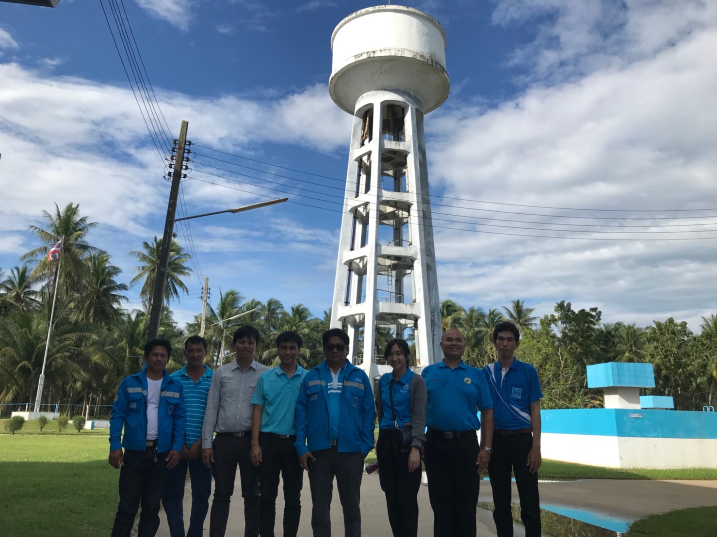 การประปาส่วนภูมิภาคสาขาบางสะพาน ร่วมตอนรับคณะกรรมการตรวจประเมินผล WSP