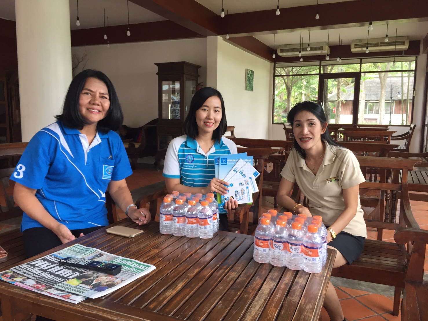 กปภ.สาขาสมุทรสงคราม เยี่ยมเยือนผู้ใช้น้ำรายใหญ่ บ้านท้ายหาดรีสอร์ท