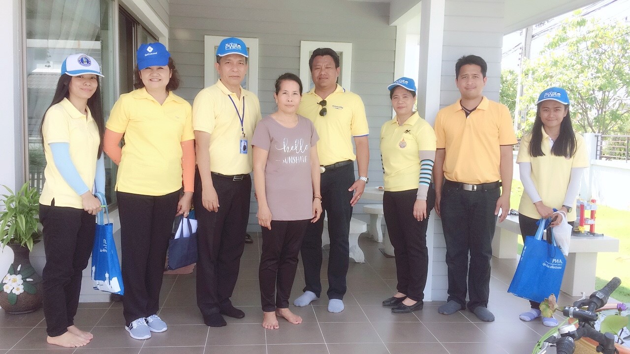 กปภ.สาขาแหลมฉบัง จัดกิจกรรม "กปภ.ร้อยดวงใจถวายพ่อหลวง"