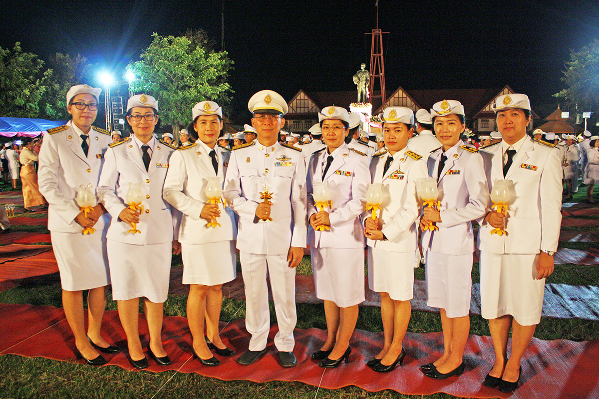 กปภ.สาขาอุบลราชธานี ร่วมพิธีจุดเทียนและถวายบังคมเพื่อน้อมรำลึกในพระมหากรุณาธิคุณ พระบาทสมเด็จพระจุลจอมเกล้าเจ้าอยู่หัว รัชกาลที่ 5