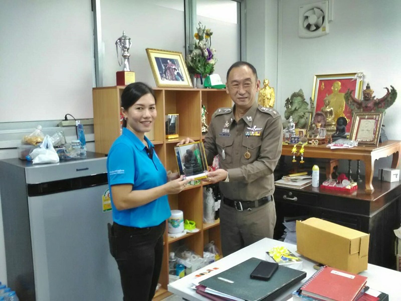 ผจก.กปภ.สาขาพนมมทวน เข้าพบผู้กำกับสถานีตำรวจภูธนพนมทวน เพื่อรายงานตัวเนื่องในโอกาสการเข้ารับตำแหน่งใหม่