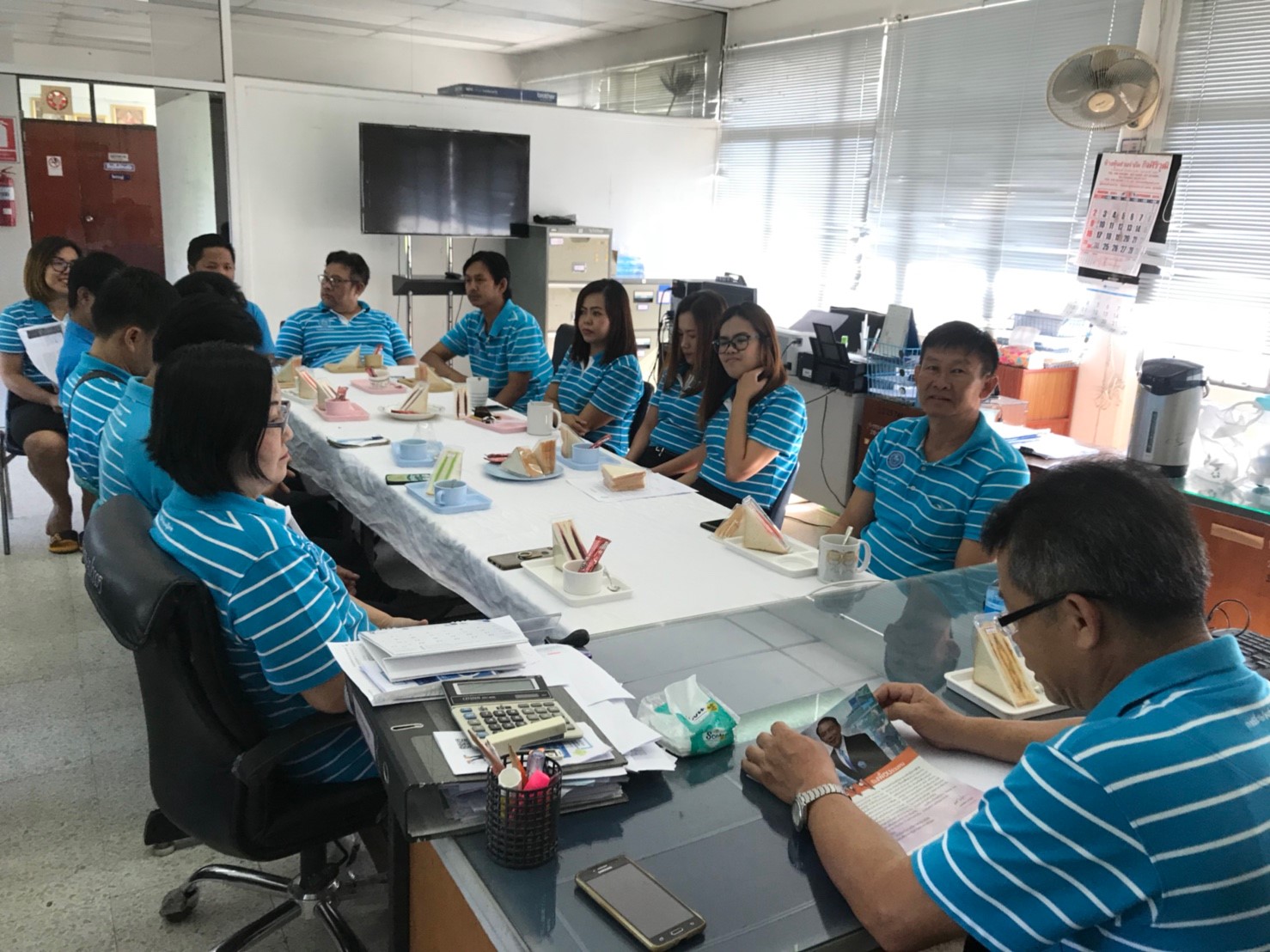 กปภ.สาขานางรอง จัดกิจกรรม Morning talk ครั้งที่ 10 ปี 2562