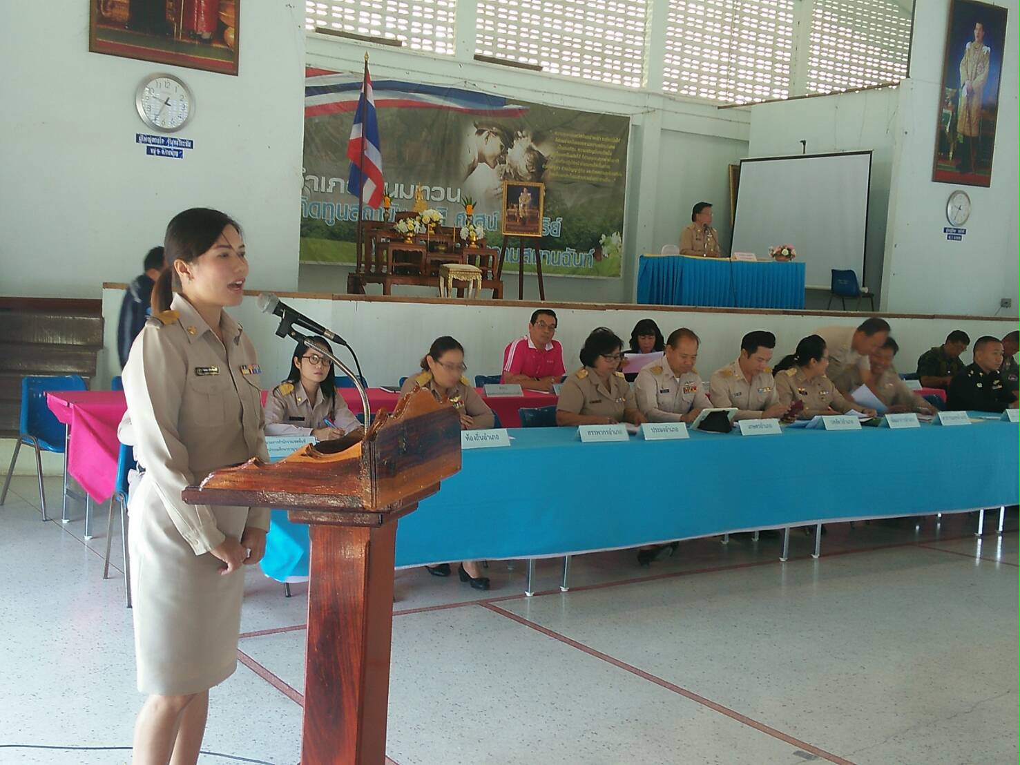 กปภ.สาขาพนมทวน ร่วมประชุมกับหัวหน้าส่วนราชการในพื้นที่