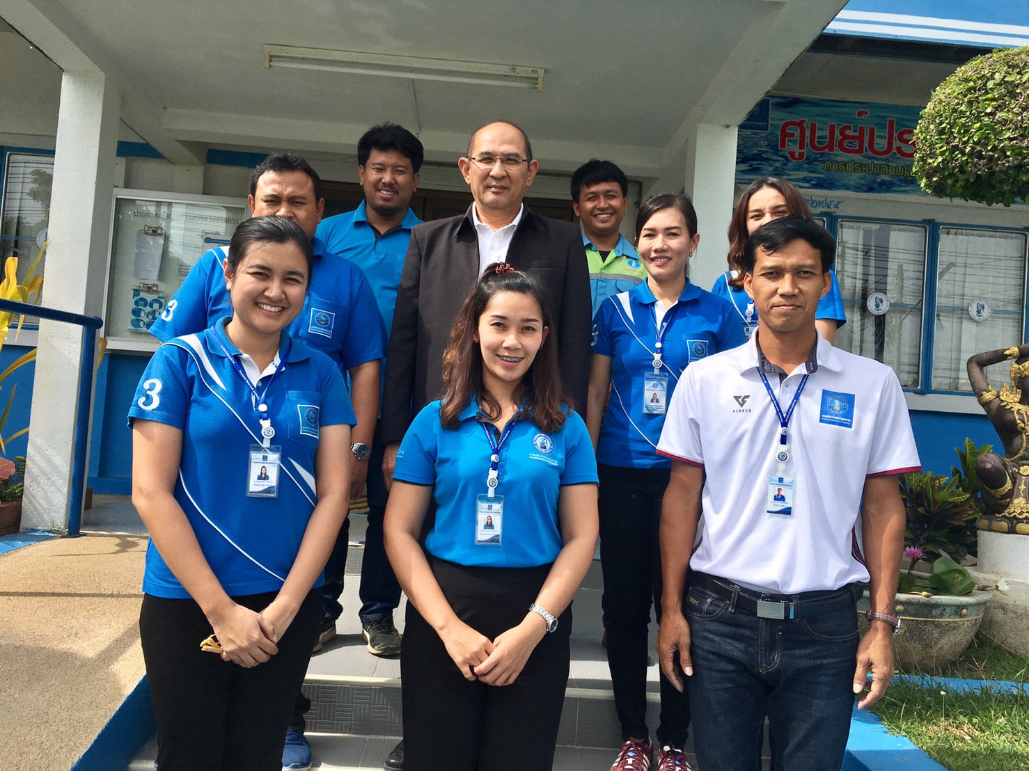 กปภ.สาขาพนมทวน ให้การต้อนรับ นายชโยดม กาญจโนมัย รองผู้ว่าการ (ปฏิบัติการ 4)