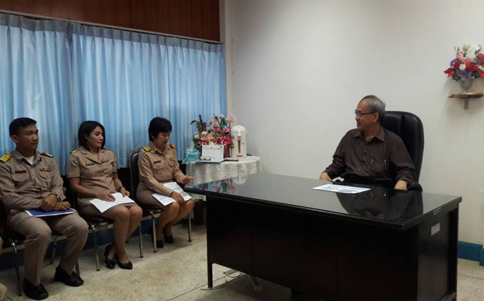 กปภ.สาขาเขาชัยสน ได้ให้การต้อนรับผู้อำนวยการการประปาส่วนภูมิภาคเขต ๕ เนื่องในโอกาสลงพื้นที่ตรวจเยี่ยมการดำเนินงานของ กปภ.สาขาเขาชัยสน