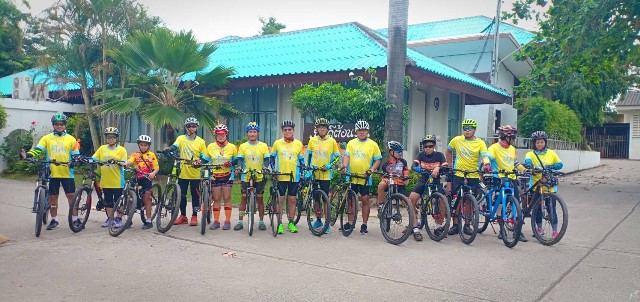 การประปาส่วนภูมิภาคเขต ๖ ร่วมกิจกรรมปั่น Bike อุ่นไอรัก จ.ขอนแก่น ในฐานะมาแชล (ผู้ควบคุมการปั่น) จิตอาสา