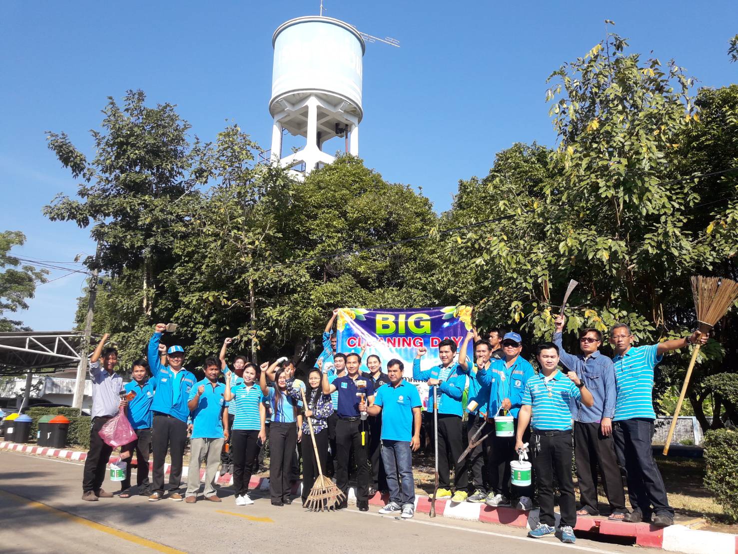 กปภ.สาขาศรีสะเกษจัดกิจกรรมโครงการ Big Cieanning Day ครั้งที่ 1 ปี 2562