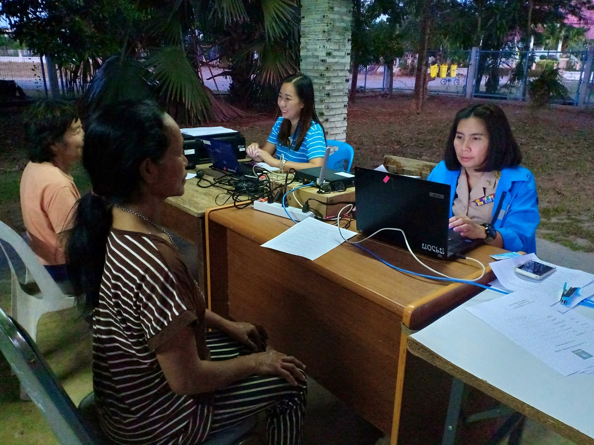 กปภ.สาขายโสธรออกให้บริการให้รับลงทะเบียนบัตรสวัสดิการแห่งรัฐ