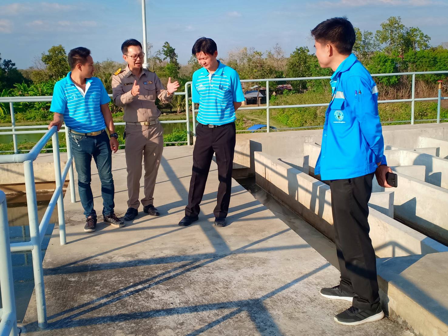ผอ.กปภ.ข.8 ตรวจเยี่ยมเพื่อรับทราบและแนะนำแนวทางการดำเนินการ กปภ.สาขาบุรีรัมย์