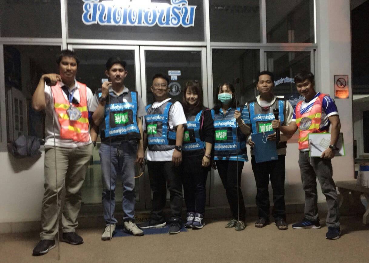 กปภ.สาขากำแพงเพชร จัดทีมพนักงานสำรวจหาท่อแตก-รั่ว