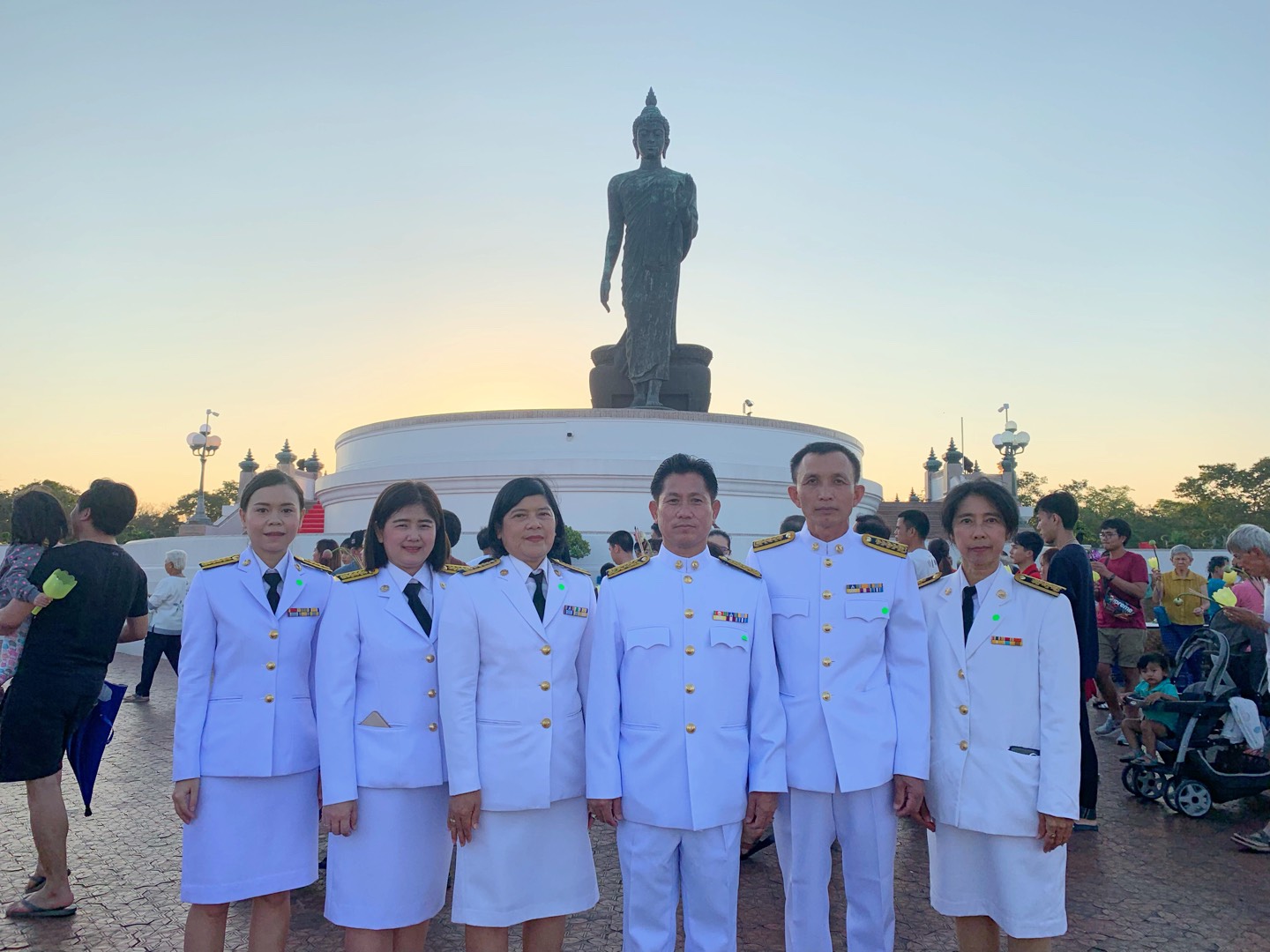 กปภ.สาขาสามพราน เข้าร่วมพิธีเวียนเทียน เนื่องในวันมาฆบูชา ณ ลานองค์พระประธานพุทธมณฑล
