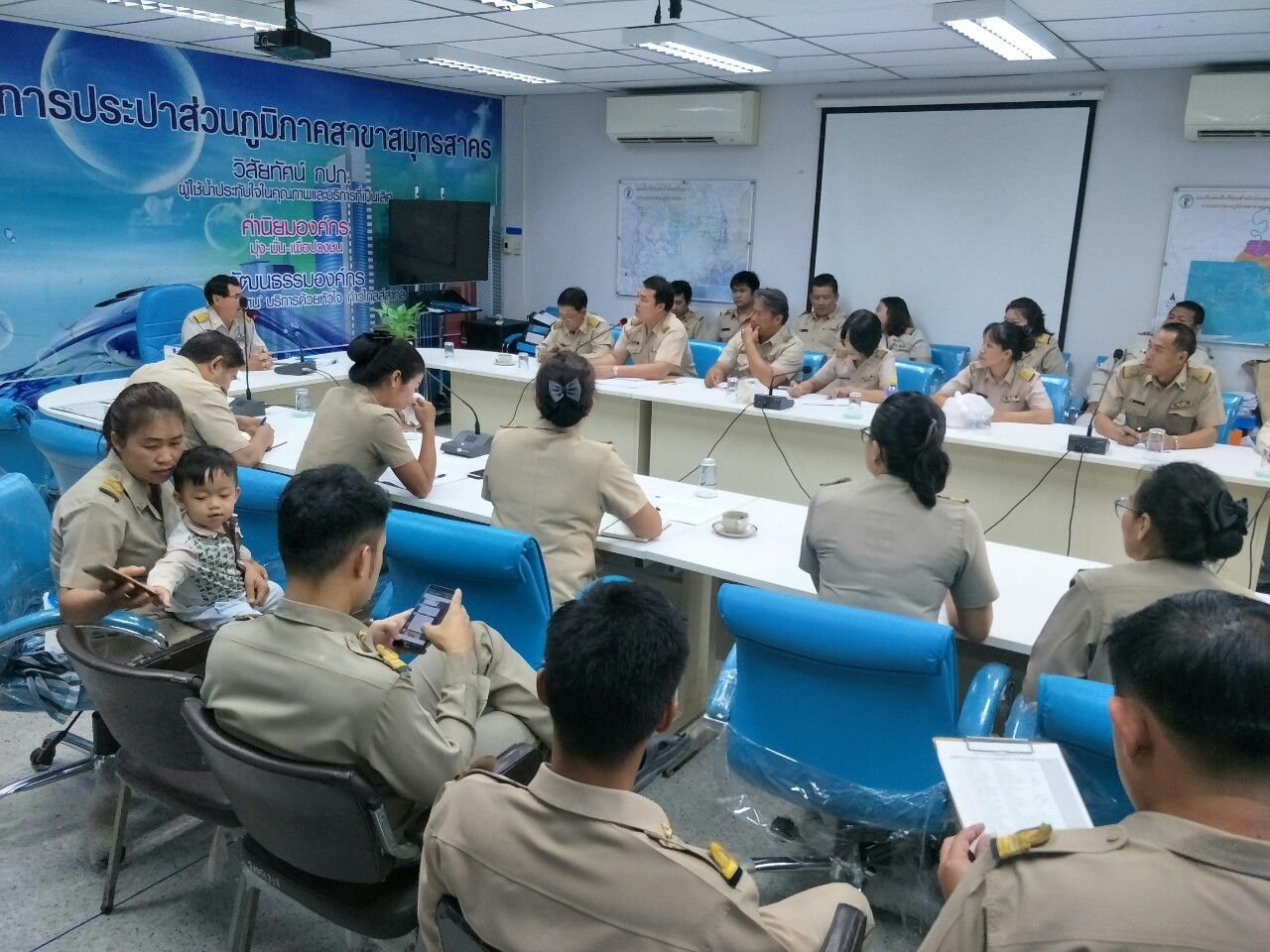 กปภ.สาขาสมุทรสาคร จัดกิจกรรม Morning Talk สนทนายามเช้า ประจำเดือนมีนาคม 2562