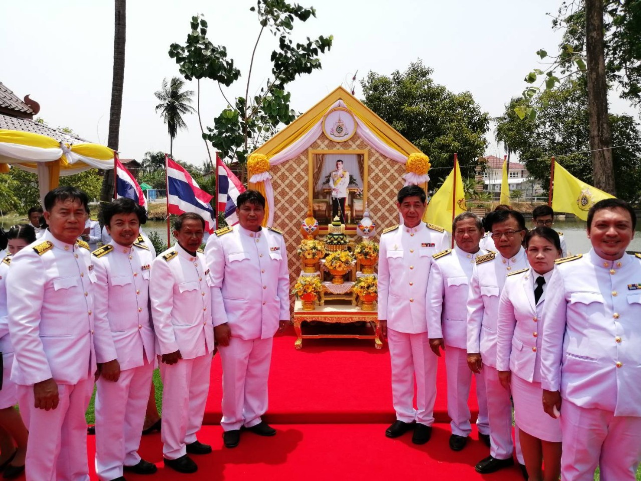 การประปาส่วนภูมิภาคสาขาสุโขทัย ร่วมงานรัฐพิธี "วันพระบาทสมเด็จพระพุทธยอดฟ้าจุฬาโลกมหาราช วันที่ระลึกมหาจักรีบรมราชวงศ์ และร่วมพิธีพลีกรรมตักน้ำจากแหล่งน้ำศักดิ์สิทธิ์ วันเสารที่ 6 เมษายน พุทธศักราช 2562 ณตระพังทอง วัดตระพังทอง อุทยานวัติศาสตร์สุโขทัย ต.เมืองเก่า อ.เมือง จ.สุโขทัย