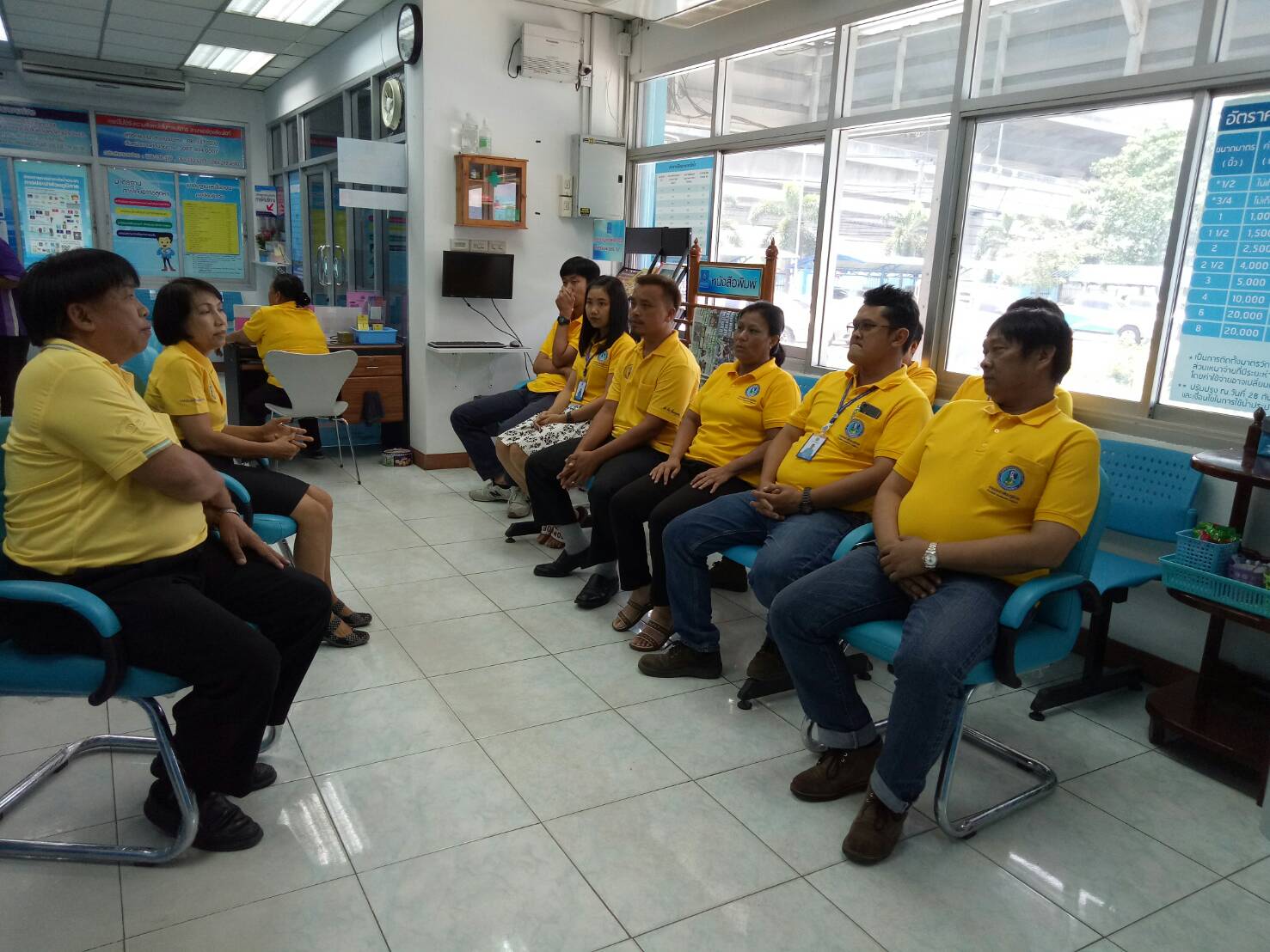 กปภ.สาขาบางปะกง จัดกิจกรรม "Morning Talk สนทนายามเช้า" ประจำเดือน เมษายน 2562
