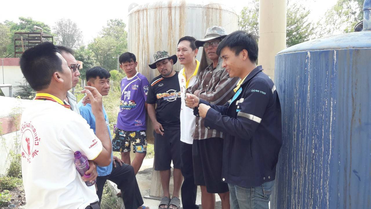 การประปาส่วนภูมิภาคสาขาเลาขวัญ ถ่ายทอดความรู้เกี่ยวกับระบบการผลิตน้ำประปาหมู่บ้าน ต.หลุมรัง อ.บ่อพลอยจ.กาญจนบุรี และแนวทางแก้ปัญหาเนื่องจากปัญหาคุณภาพน้ำไม่สะอาด