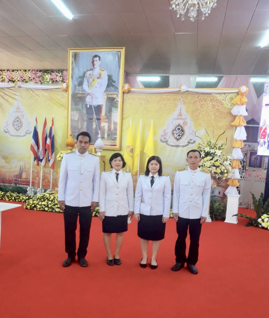 กปภ.สาขาสามพราน เข้าร่วมพิธีถวายพระพรชัยมงคล เนื่องในการพระราชพิธีบรมราชาภิเษก