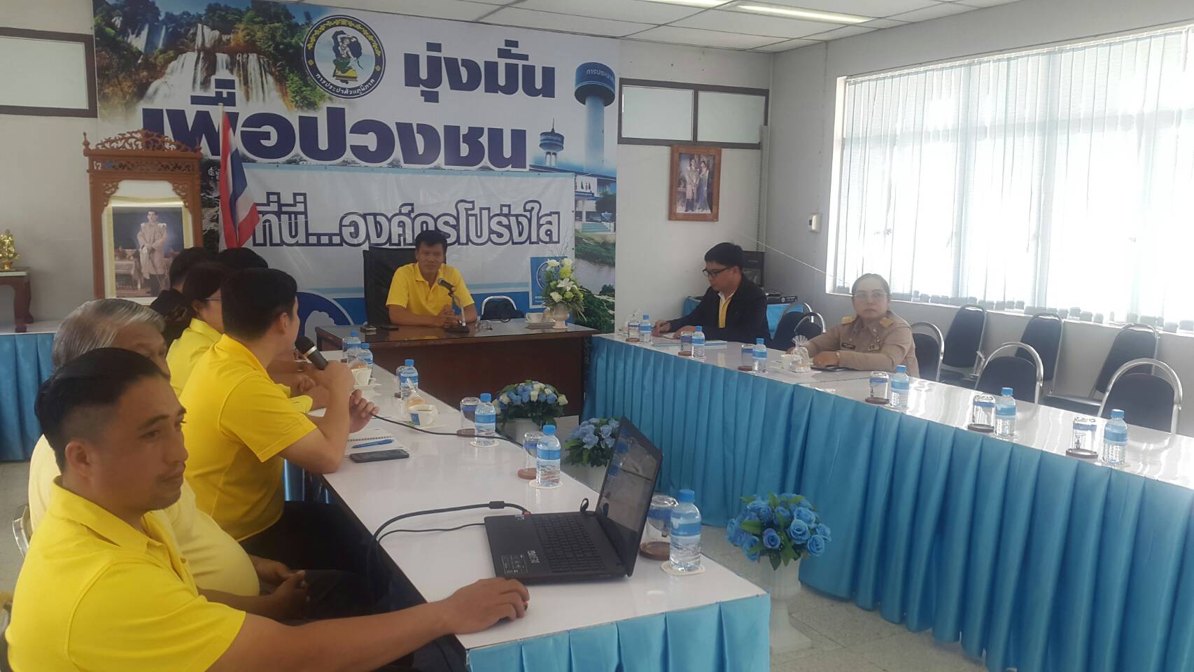 เมื่อวันอังคารที่ 14 พฤษภาคม 2562 การประปาส่วนภูมิภาคสาขาแม่สอด นำทีมพนักงานในสังกัดให้การต้อนรับ นายนิพันธ์ บุญหลวง ผู้ตรวจราชการกระทรวงมหาดไทย เขตตรวจราชการที่ 17 จังหวัดตาก ในการตรวจเย่ียมราชการในพื้นที่ อำเภอแม่สอด และสถานีผลิตห้วยม่วง