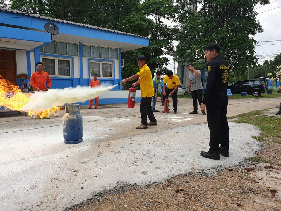 กปภ.สาขาสตึกจัดฝึกซ้อมแผนป้องกันและระงับอัคคีภัย ประจำปี 2562