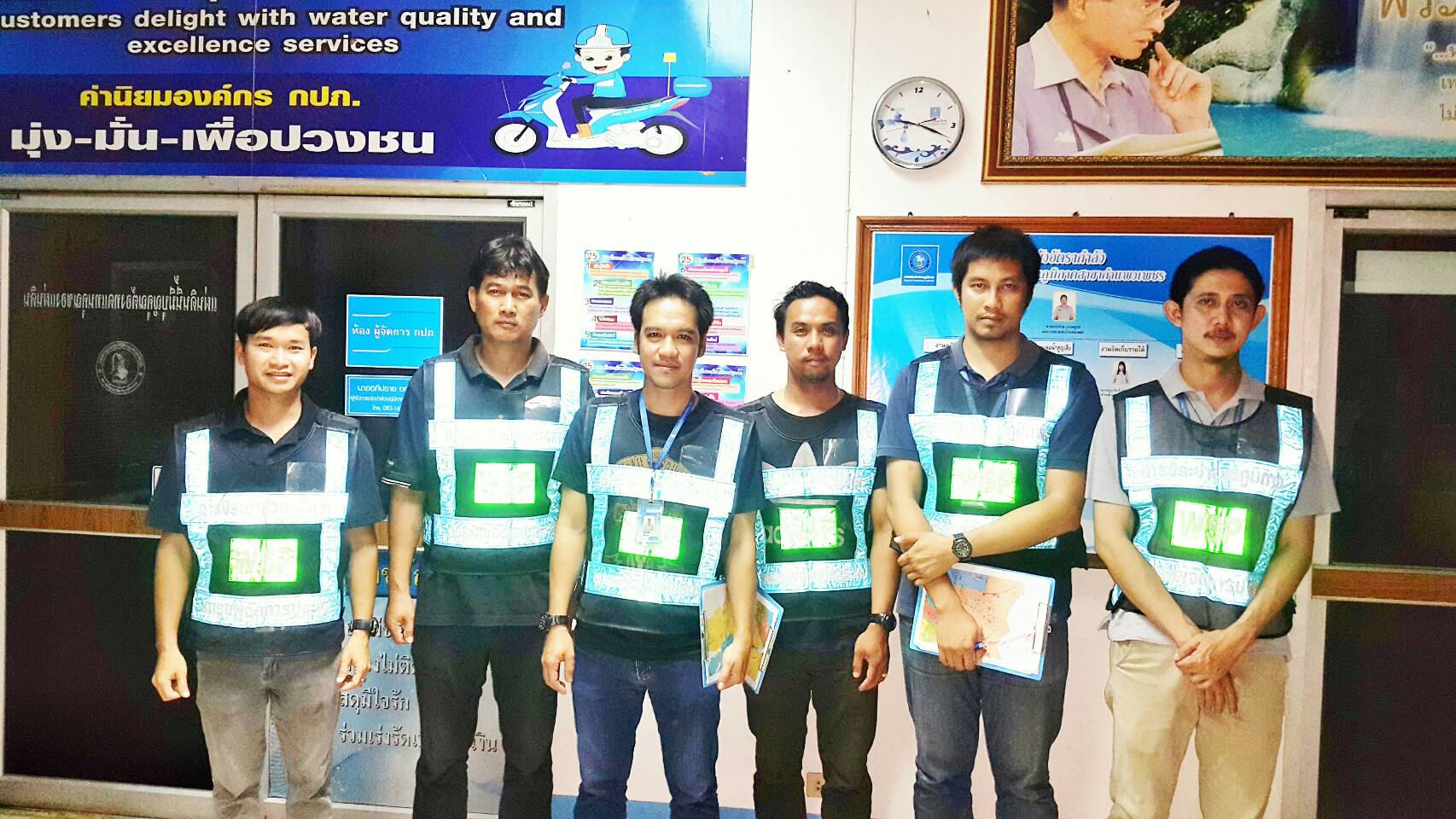 งานบริการและควบคุมน้ำสูญเสีย จับมือ งานผลิต ลงพื้นที่ดำเนินการระบายตะกอนตามแผนประจำเดือนมิถุนายน2562ณ พื้นที่จ่ายน้ำสถานีจ่ายน้ำศูนย์ราชการจังหวัดกำแพงเพชร
