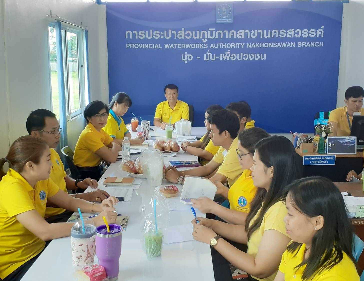 การประปาส่วนภูมิภาคสาขานครสวรรค์ จัดกิจกรรมสนทนายามเช้า (Morning Talk) ครั้งที่ 10/2562 ประจำเดือน กรกฏาคม 2562
